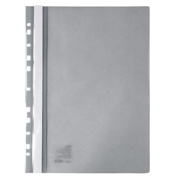 Швидкозшивач з перфорацією А4, сірий 1318-12-A