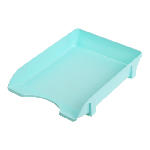 Лоток горизонтальний пластиковий м'ятний