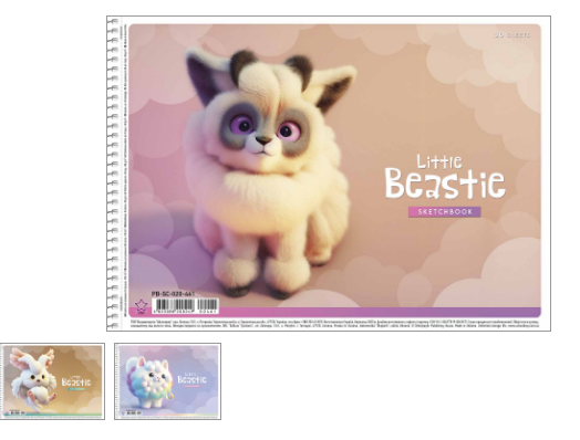 Альбом для малювання 20арк, спіраль Школярик Star PB-SC-020-461