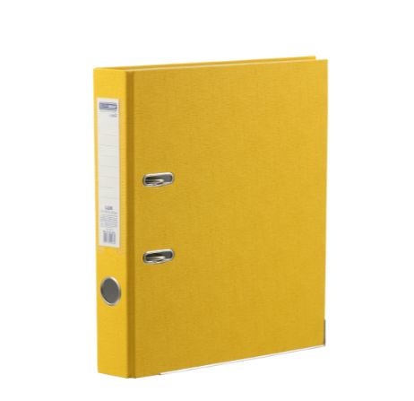 Реєстратор односторонній LUX. JOBMAX. А4. ширина торця 50/55 мм (внутр./зовн.), жовтий BM.3012-08c