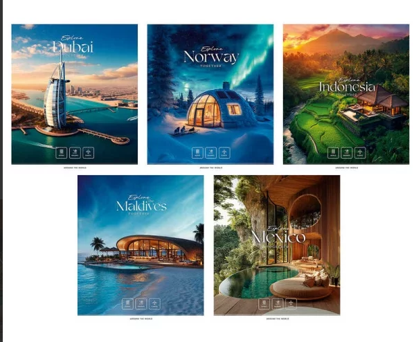 Зошит загальний, 48арк., у клітинку, УФ-лак, 048-3554K