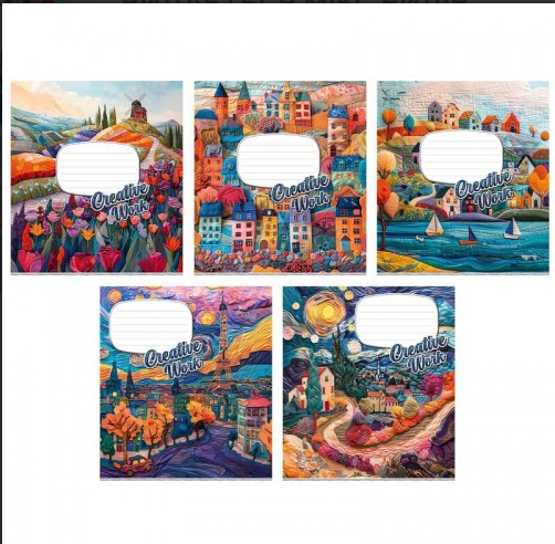 Зошит учнівський, 24арк., у клітинку, ВД-лак,024-3537K