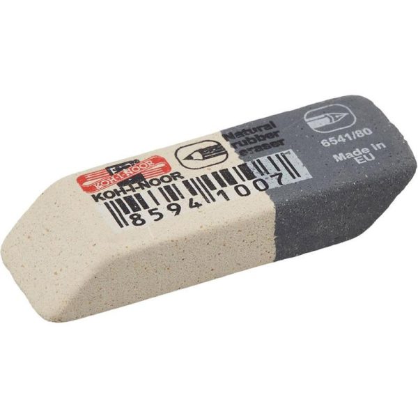 Гумка Koh-i-Noor  6541/80 біло-сіра