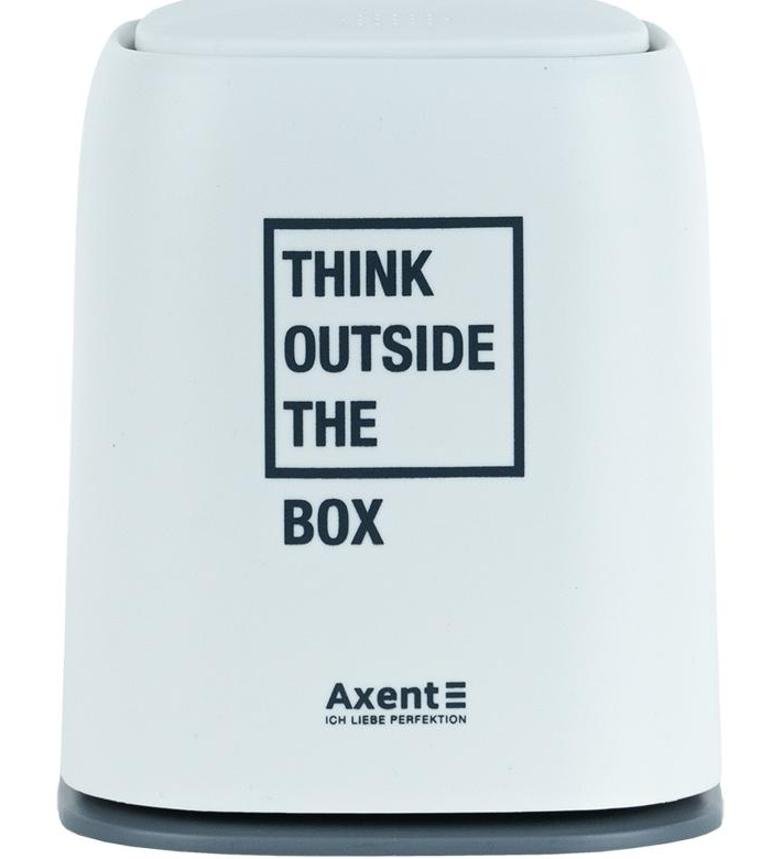 Настільний контейнер для сміття, прямокутний. Матеріал: пластик. Колір: білий. 2133-21-A