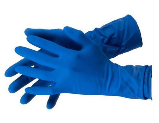Рукавички латексні LITMED XL сині (25пар/уп)