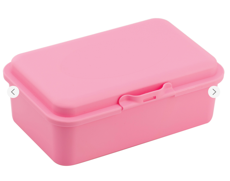 Контейнер для еды Economix E98377 SNACK пастель розовый