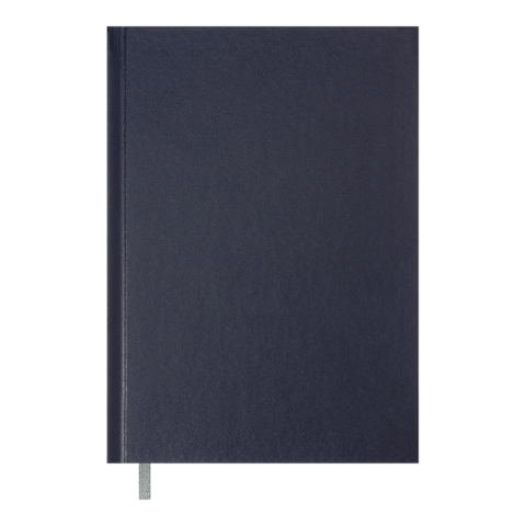 Книга записна OPTIMAL, А5, 64 арк., клітинка, темно-синя, бум вініл BM.25514101-03