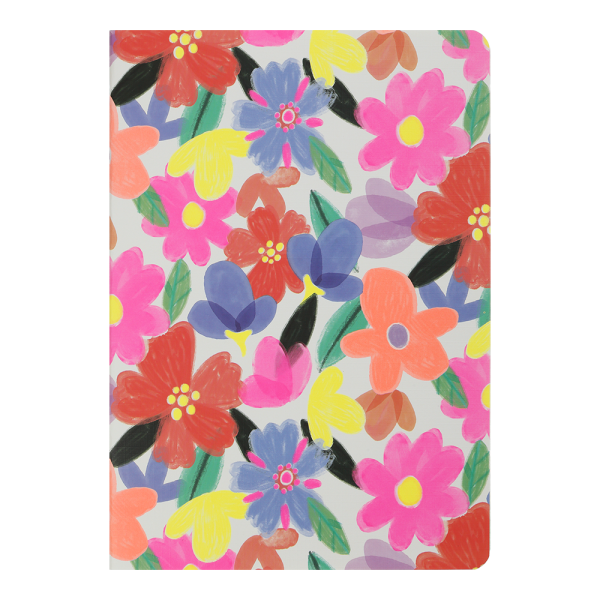 Книга для нотаток ART, А5, 32 арк., клітинка, прошита обкладинка, рожева