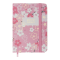Книжка записна BLOSSOM, на гумці, А7, 80 арк., клітинка., офсет крем., тв.лам.обл., рожева