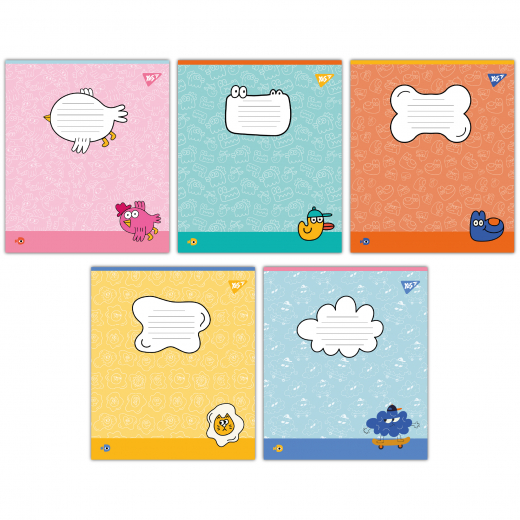 Зошит 12арк коса лінія YES 767214  Stand with Ukraine