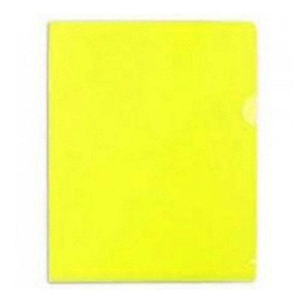 Папка-куточок А4 Economix E31153-05, 180 мкм, фактура "глянець", жовтий