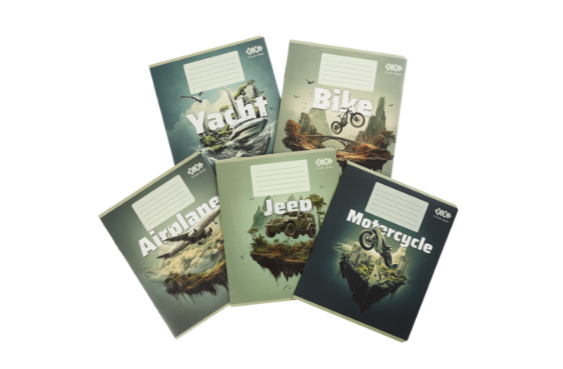 Зошит учнівський шкільний TRANSPORT, 18арк., клітинка, KIDS LINE ZB25.1762K