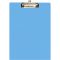 Планшет A4 з притиском та підвісом, пластик, блакитний