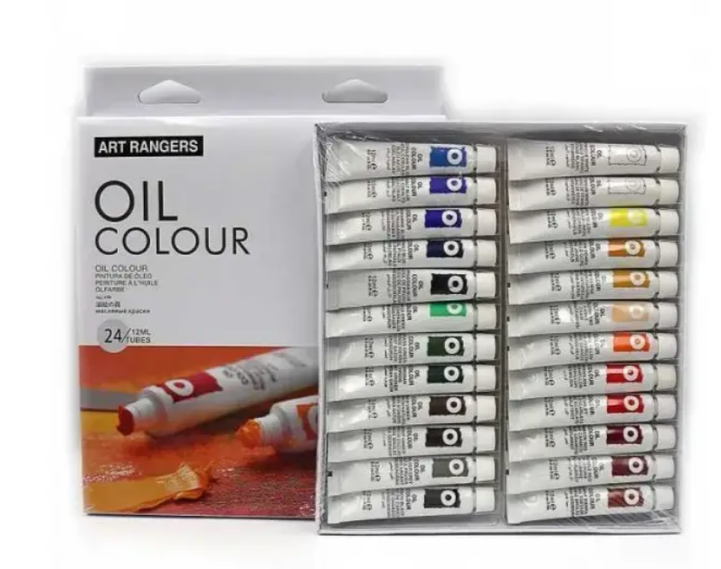 Фарби масляні JOtten "Art ranger" 24 кольор.12мл EO2412C пласт. туба 69036