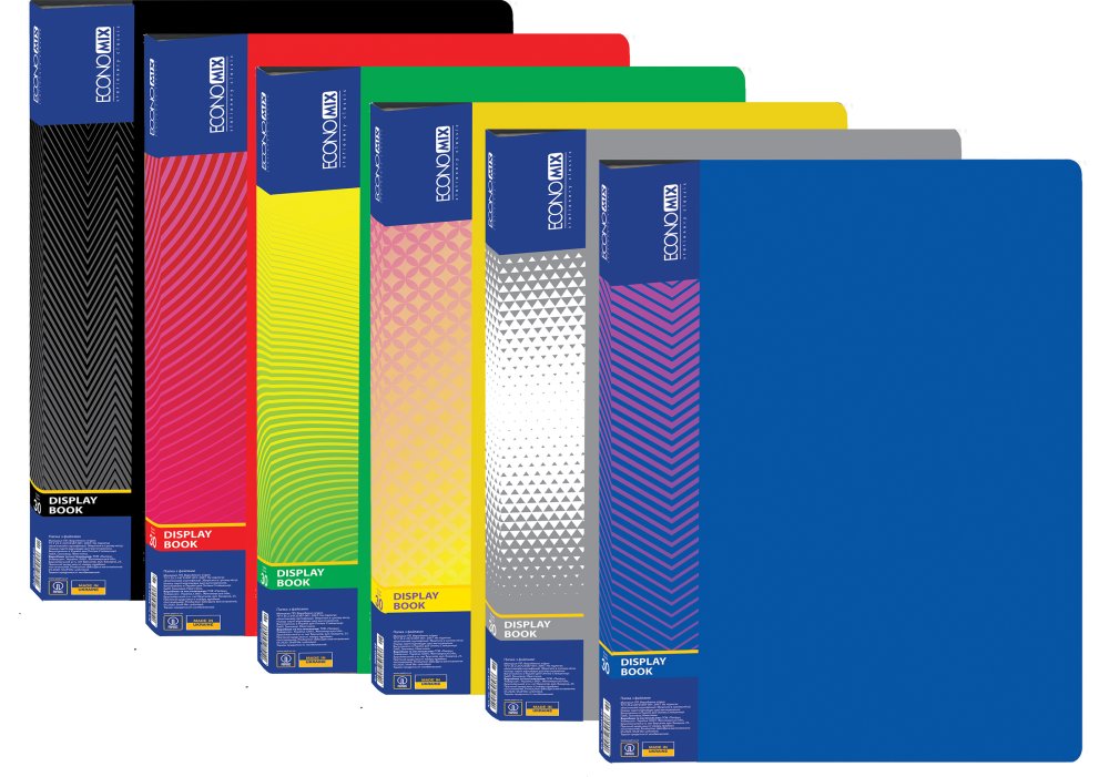 Папка на 30 файлів А4 Economix E30603 асорті