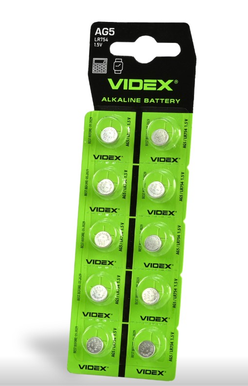 Батарейка Videx AG 5 годинникова ціна вказана за 1шт.