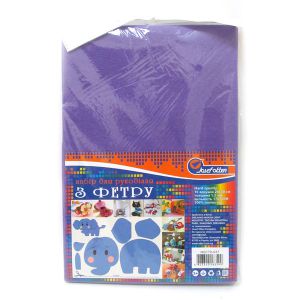 Фетр листовий 20 x 30 см Бузковий, 170HQ037