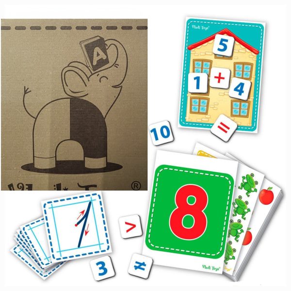 Гра настільна "Гра магнітна з картками" VT3701-03д ( математика на магнітах)