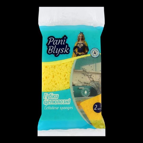 Губка для кухни целюлозна 2шт в уп Pani Blysk