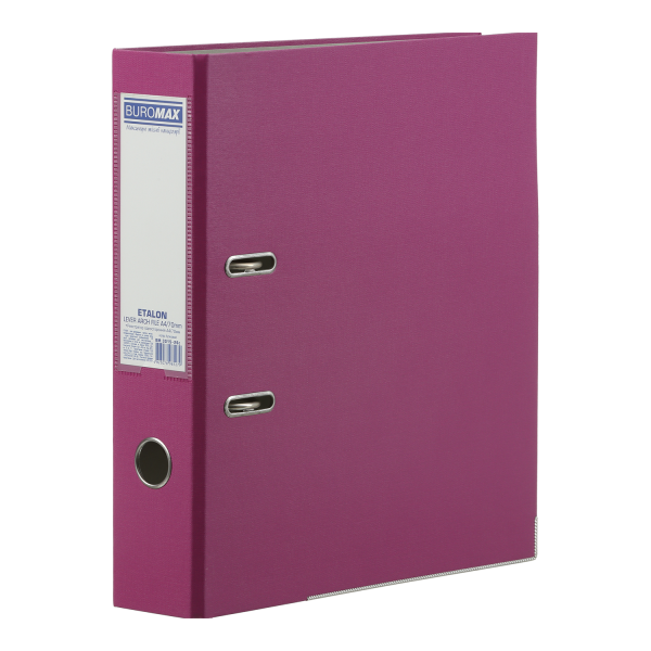 Реєстратор одност. ETALON А4, 70/75 мм, (внутр./зовн.) збірний, бузковий BM.3015-26c
