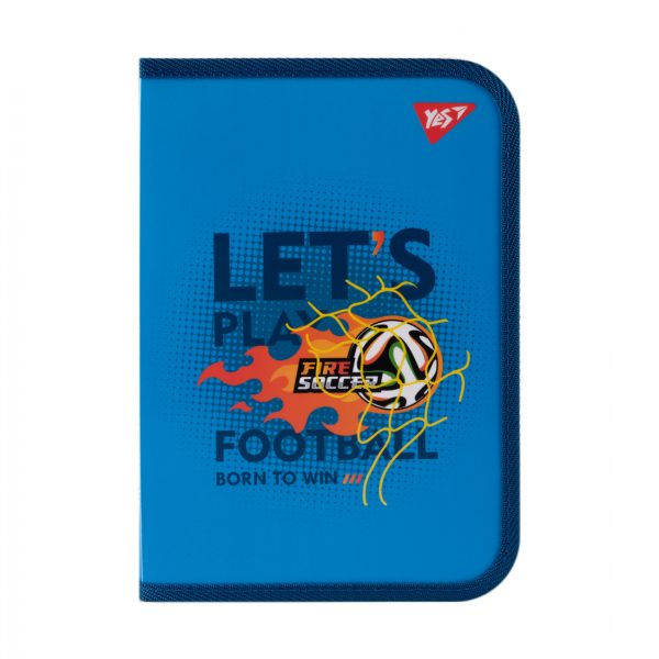Папка для зошитів Yes пласт. на блискавці В5 "Football"
