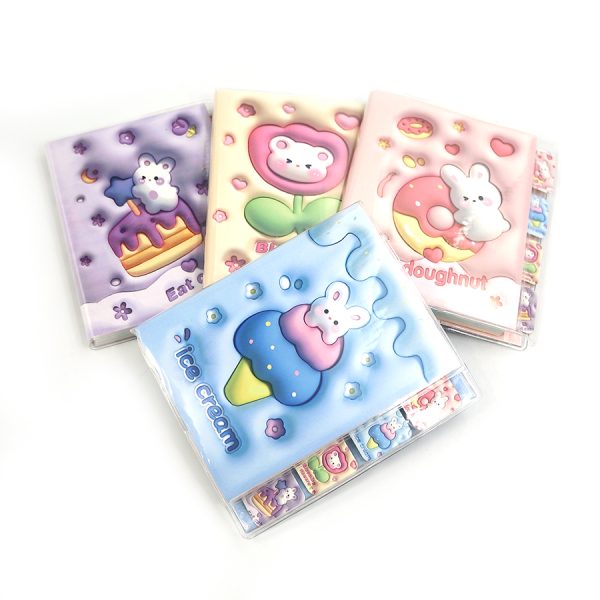 Блокнот дитячий  об`ємний "Ice cream"  P80 12,5*9см, mix4