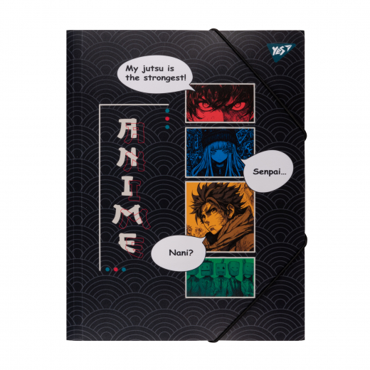 Папка YES A4 на гумці "Anime " 491745