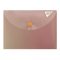 Папка-конверт YES B7 на кнопці "Fusion", димчасто-рожева 492303
