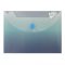 Папка-конверт YES B7 на кнопці "Fusion", синьо-блакитна 492302