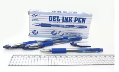 Ручка гелева Tianjiao синя, TZ501