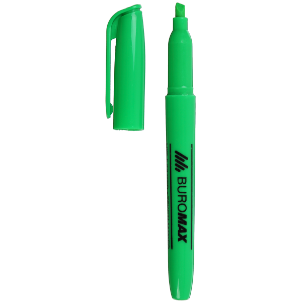 Маркер текстовий 2-4 мм Buromax зелений, BM.8903-04