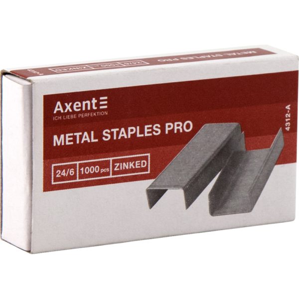Скоби AXENT Pro 24/6, 1000 шт 4312-A