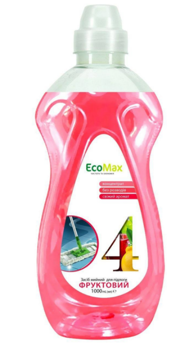 Засіб миючий для підлоги 1 л Фруктовий Ecomax