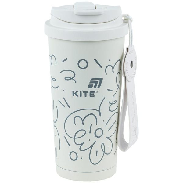 ермокружка 550 мл. Матеріал: нержавіюча сталь. Два способи пиття.