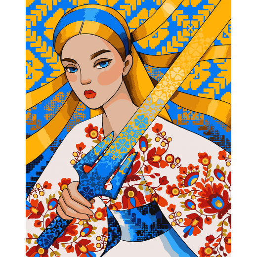 Картина за номерами SANTI "Be brave!", 40*50 см 954447 УЦІНКА ! ТЕРМІН ПРИДАТНОСТІ