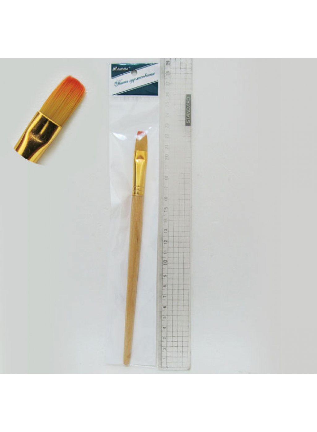 Пензлик № 9 Нейлон плоский 9-N-BP