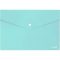 Папка-конверт А4 прозора на кнопці Economix 180 мкм, непрозора, фактура "глянець", м'ятна E31301-84