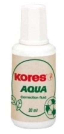 Коригуюча рідина Kores AQUA  з пензликом, водна основа, 20 мл K69101