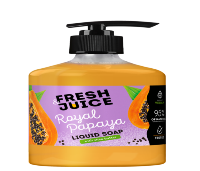 Мило рідке Fresh Juice 460мл  Royal Papaya New fj.35348