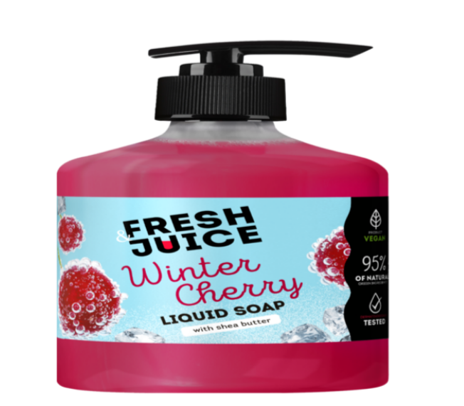 Мило рідке Fresh Juice 460мл  Winter Cherry New fj.35362
