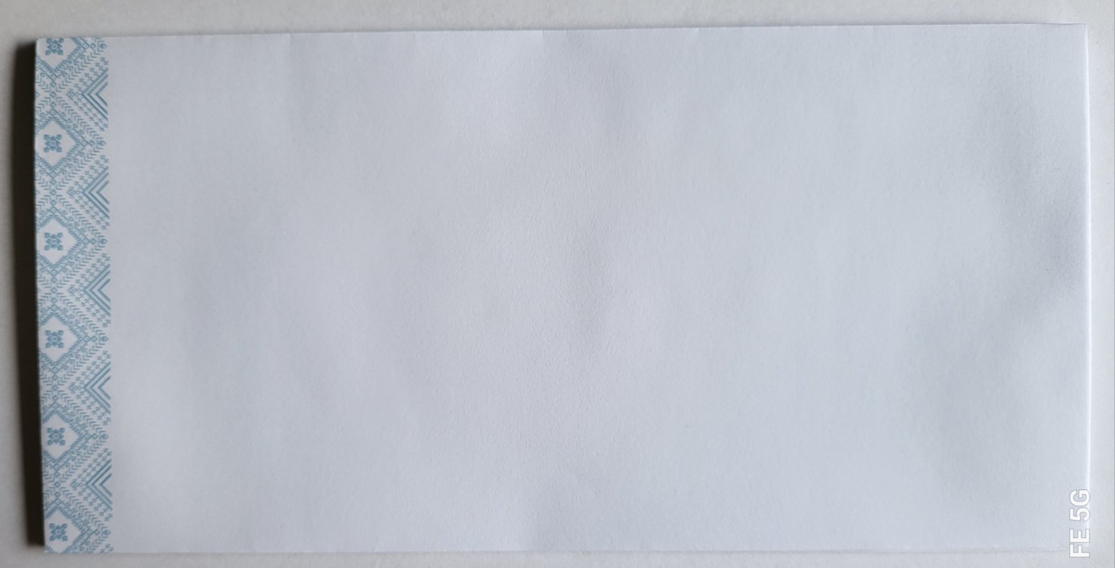 Конверт Е65 110х220 "вишиванка" білий