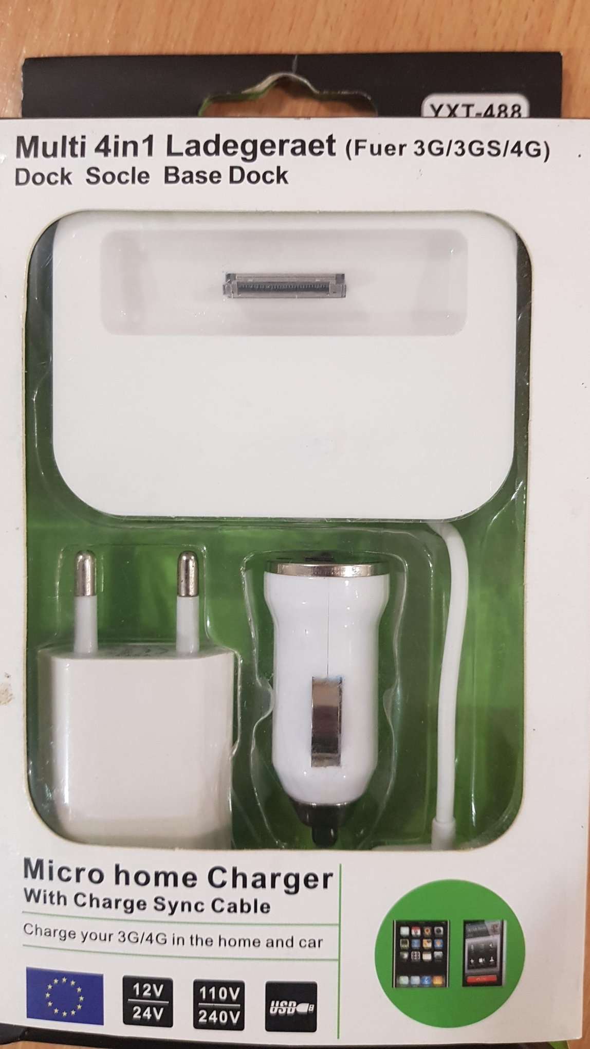 Зарядний пристрій YXT-488 для Iphone