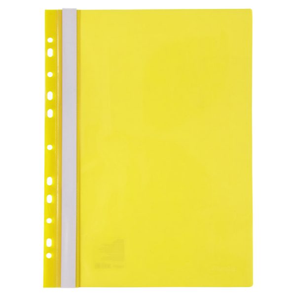 Швидкозшивач з перфорацією А4, жовтий 1318-26-A