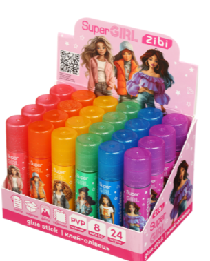 Клей-олiвець ,SUPER GIRL  8 г, PVP ZB.6307