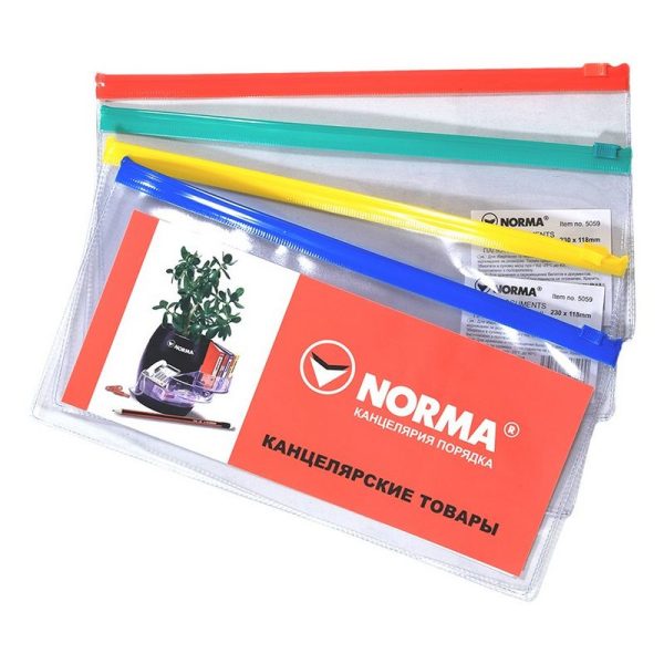 Папка на блискавці,  230*118 мм 5059 NORMA