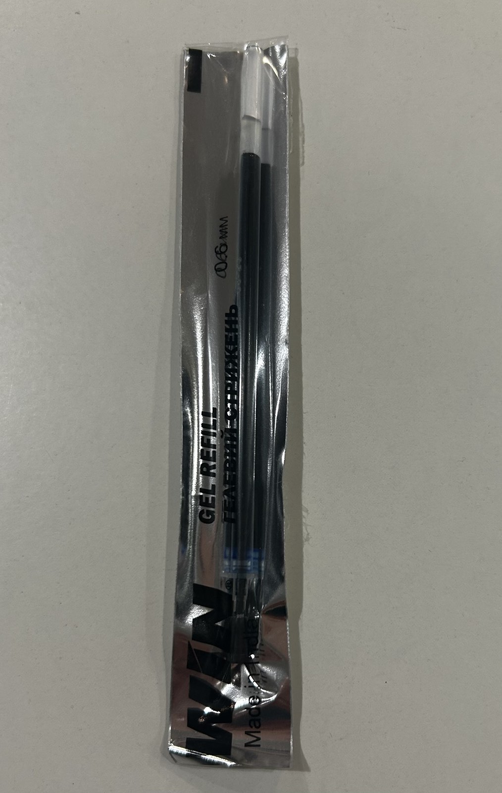 Стрижень гелевий WIN 0.6мм 130мм синій