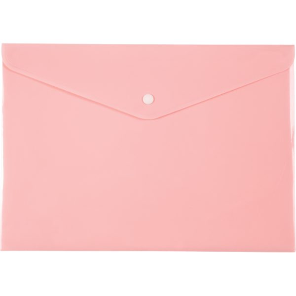Папка на кнопці, А4, Pastelini, рожева 1412-10-A