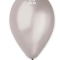 Кульки повітряні 10' срібні металік Gemar  (25 см) 1шт 02884