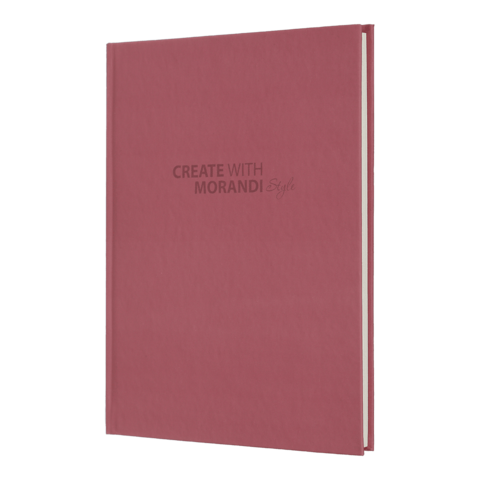 Записна книжка MORANDI STYLE, А5, 80 арк., клітинка, офсет крем, тверда ламінова обкладинка, капучино BM.2411-32