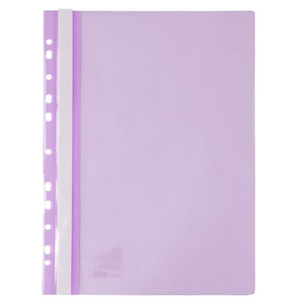 Швидкозшивач з перфорацією А4, бузковий 1318-36-A